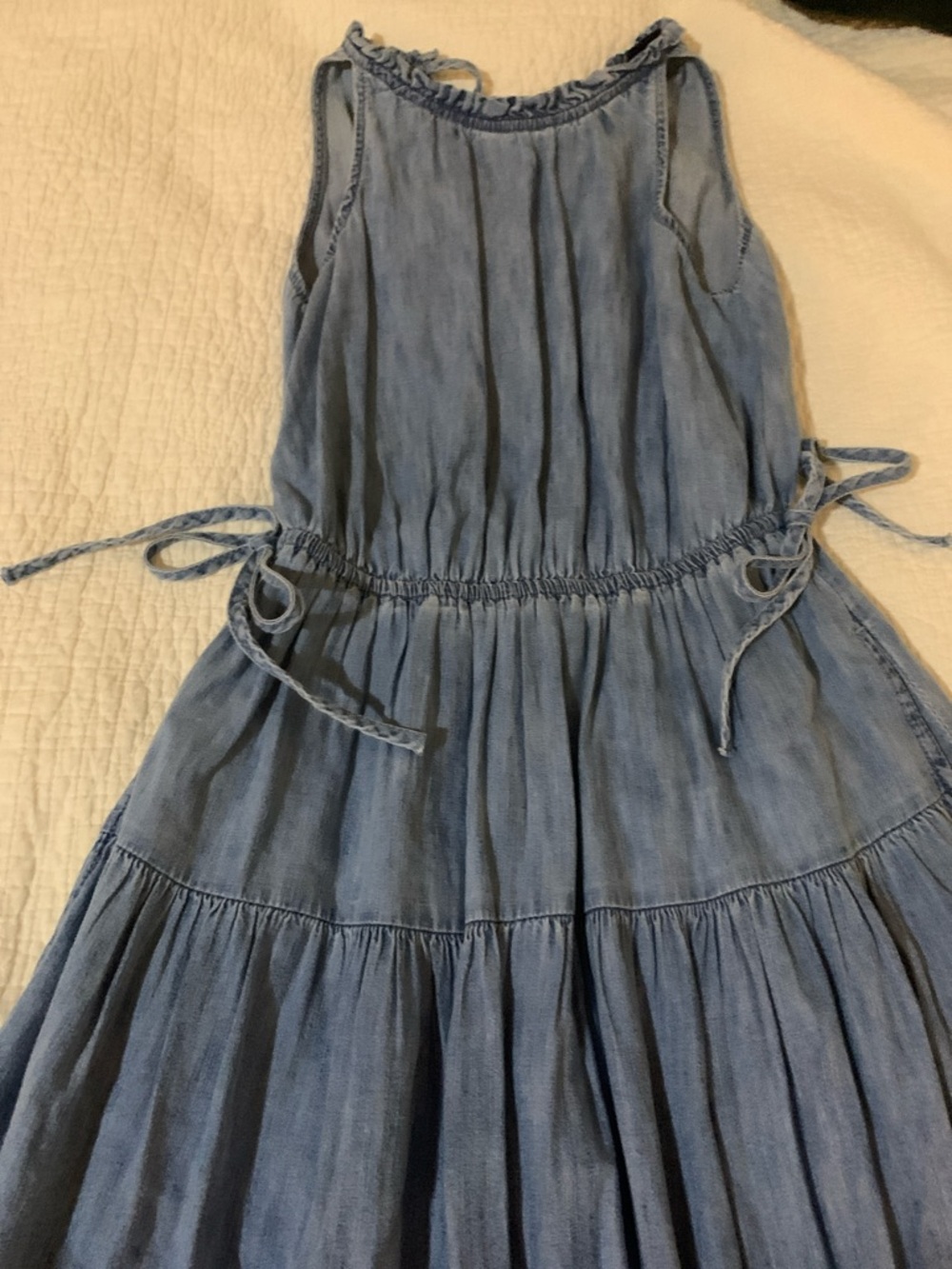 GAP Light Blue Chambray Maxi Dress - Picture 2 of 3